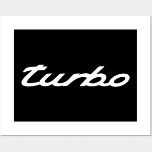 Turbo (white) Posters and Art